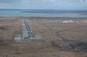 Aerial of our runway Aerial of our runway